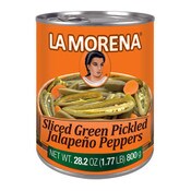 LA MORENA JALAPEÑOS SLICED 28.2 OZ
